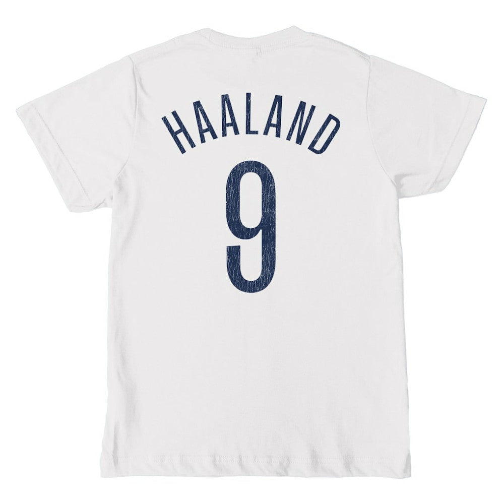Erling Haaland Manchester City 1863FC Youth Player T-Shirt -  White