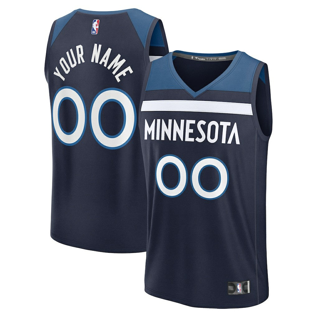 NBA Minnesota Timberwolves Fastbreak Custom Jersey