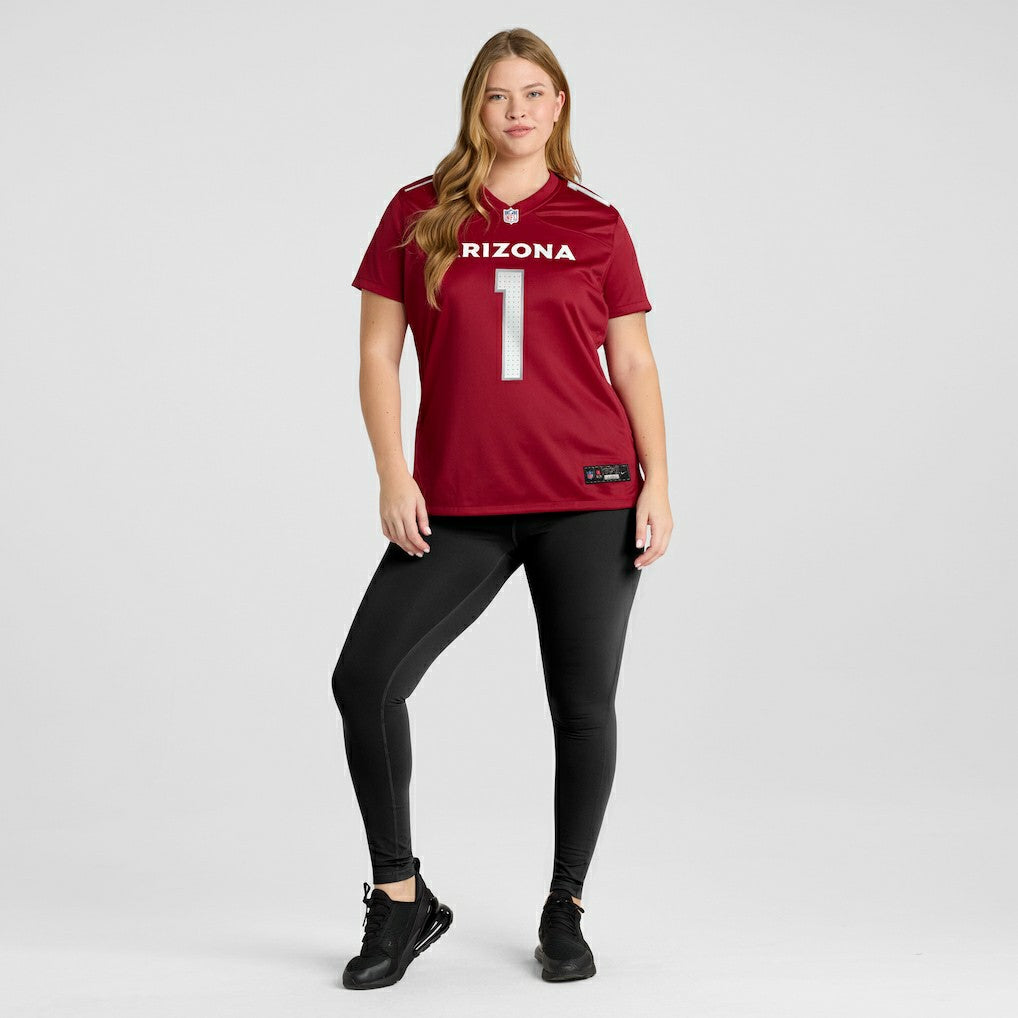 Number 1 Bride  Women's Game Jersey - Arizona Cardinals