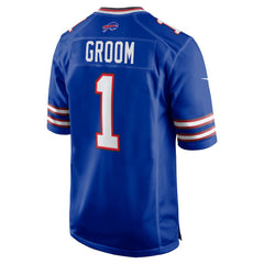 Number 1 Groom  Game Jersey - Buffalo Bills