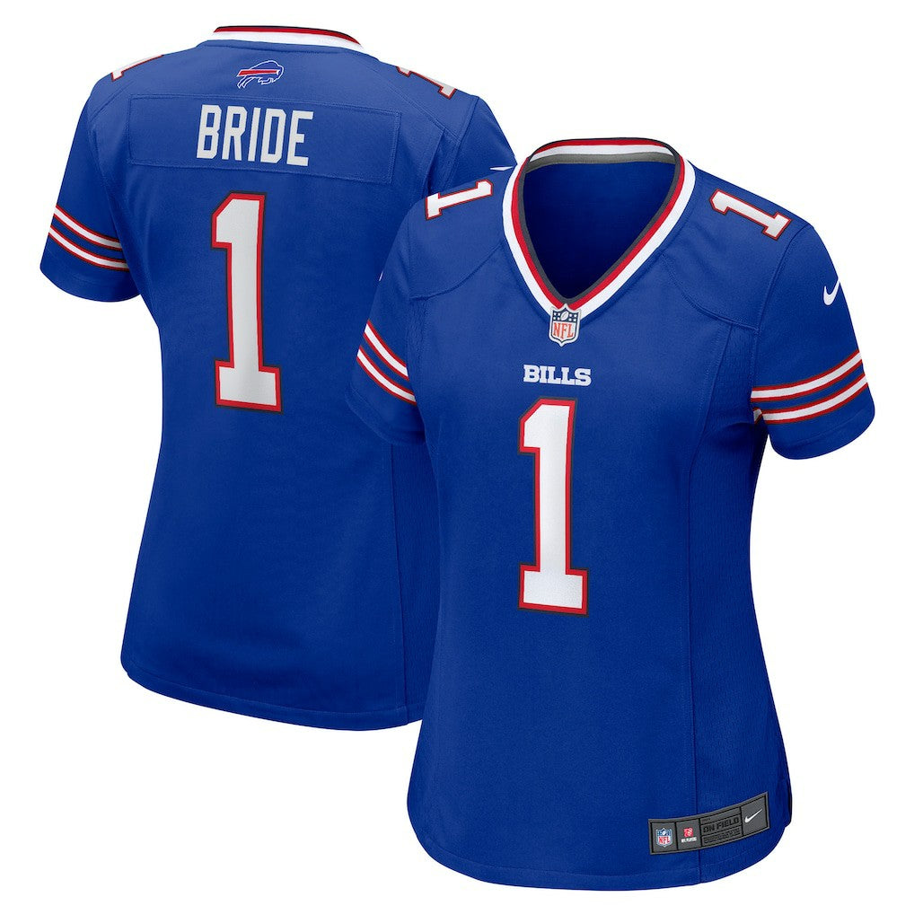 Number 1 Bride  Women's Game Jersey - Buffalo Bills