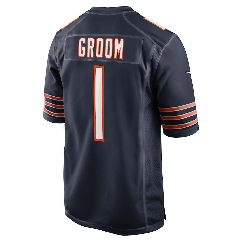 Number 1 Groom  Game Jersey - Chicago Bears