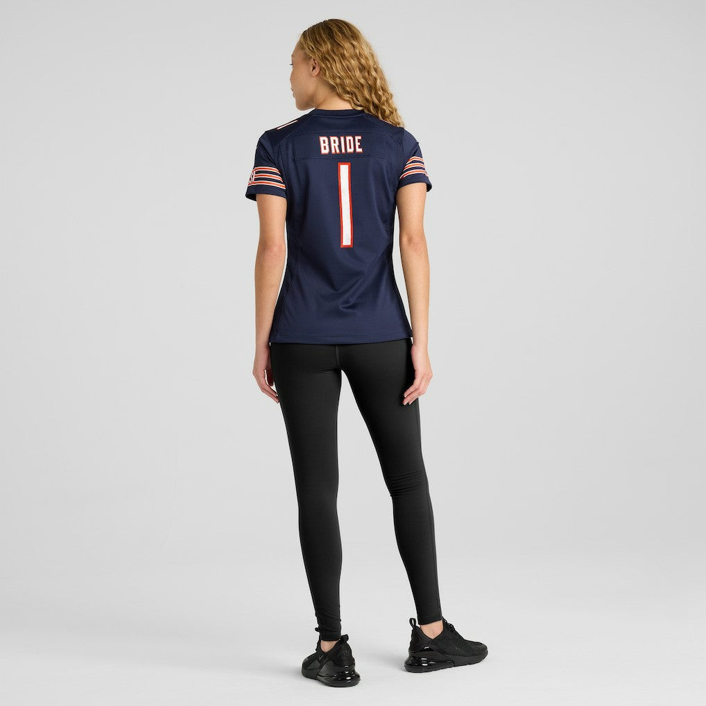 Number 1 Bride  Women's Game Jersey - Chicago Bears