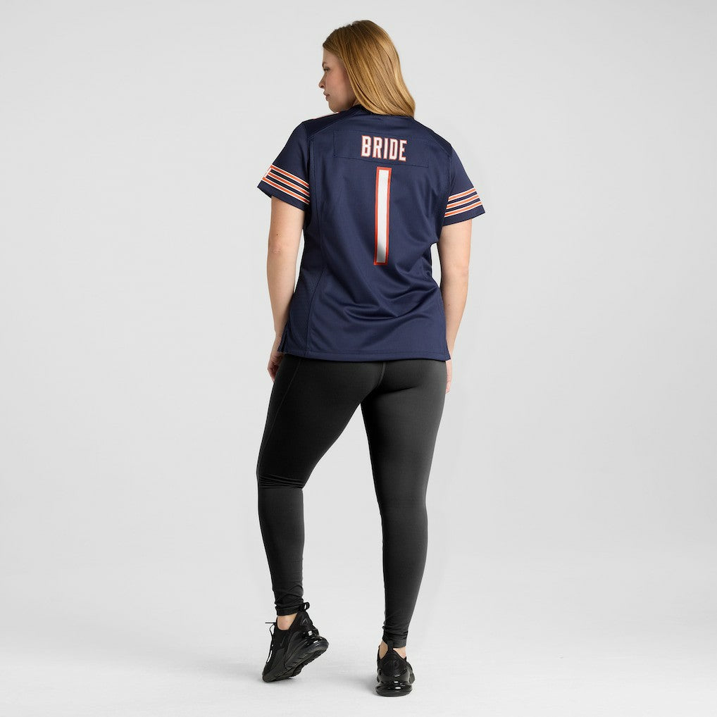 Number 1 Bride  Women's Game Jersey - Chicago Bears