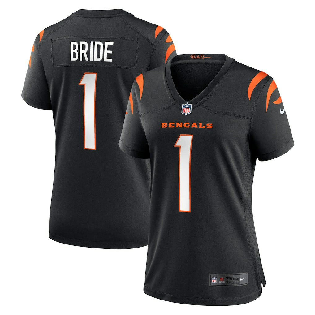 Number 1 Bride  Women's Game Jersey - Cincinnati Bengals