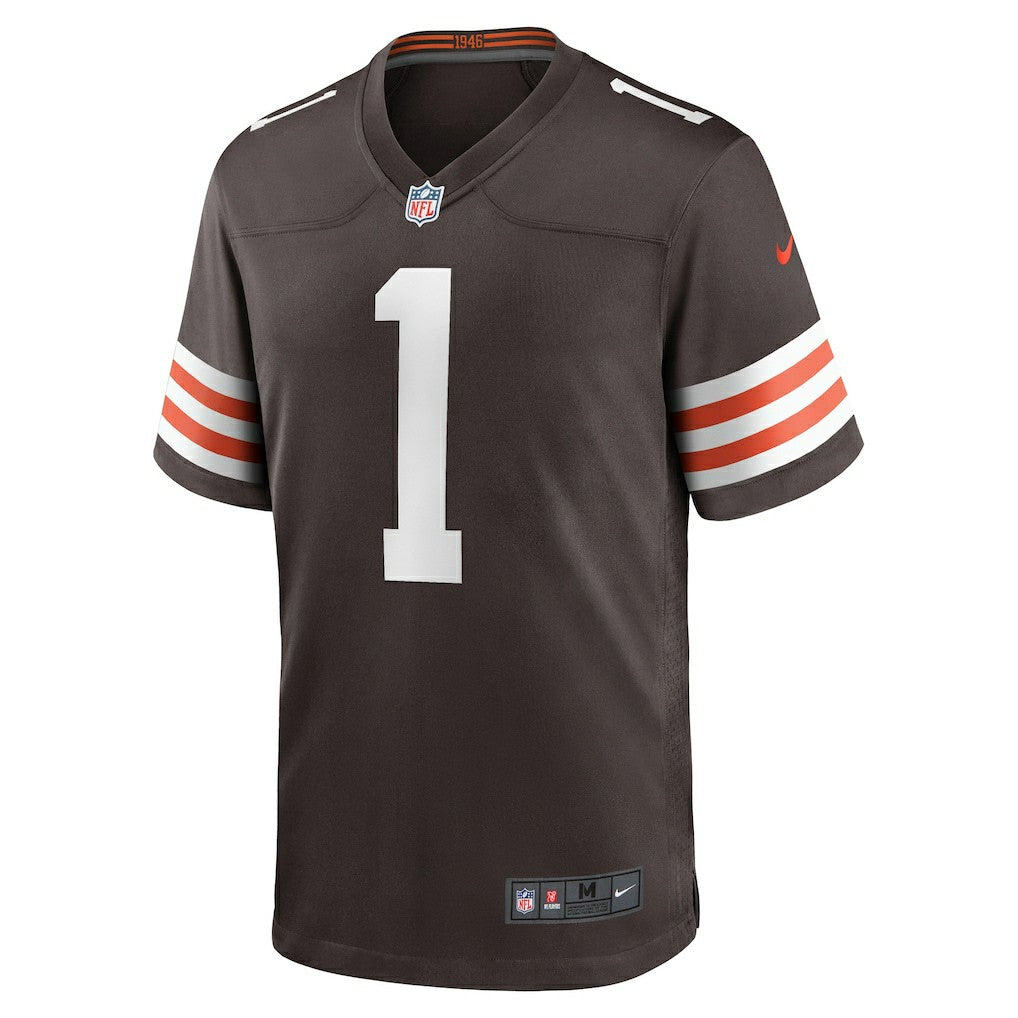Number 1 Groom  Game Jersey - Cleveland Browns