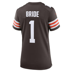 Number 1 Bride  Women's Game Jersey - Cleveland Browns