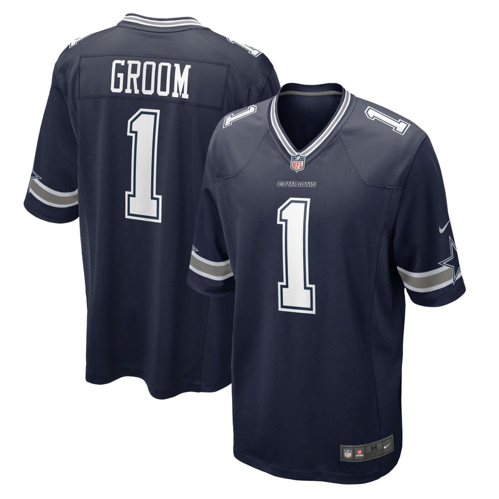 Number 1 Groom  Game Jersey - Dallas Cowboys