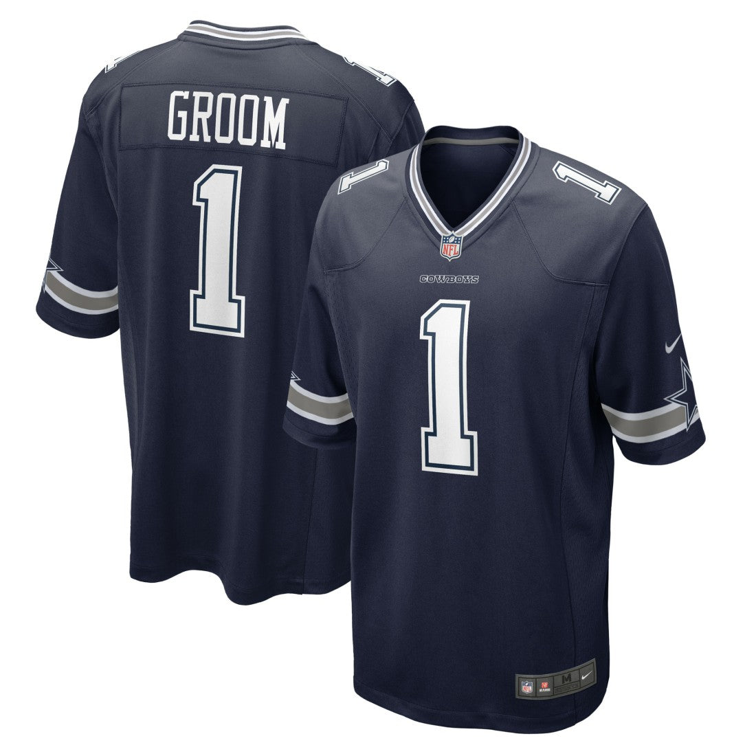 Number 1 Groom  Game Jersey - Dallas Cowboys