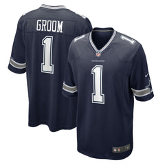 Number 1 Groom  Game Jersey - Dallas Cowboys