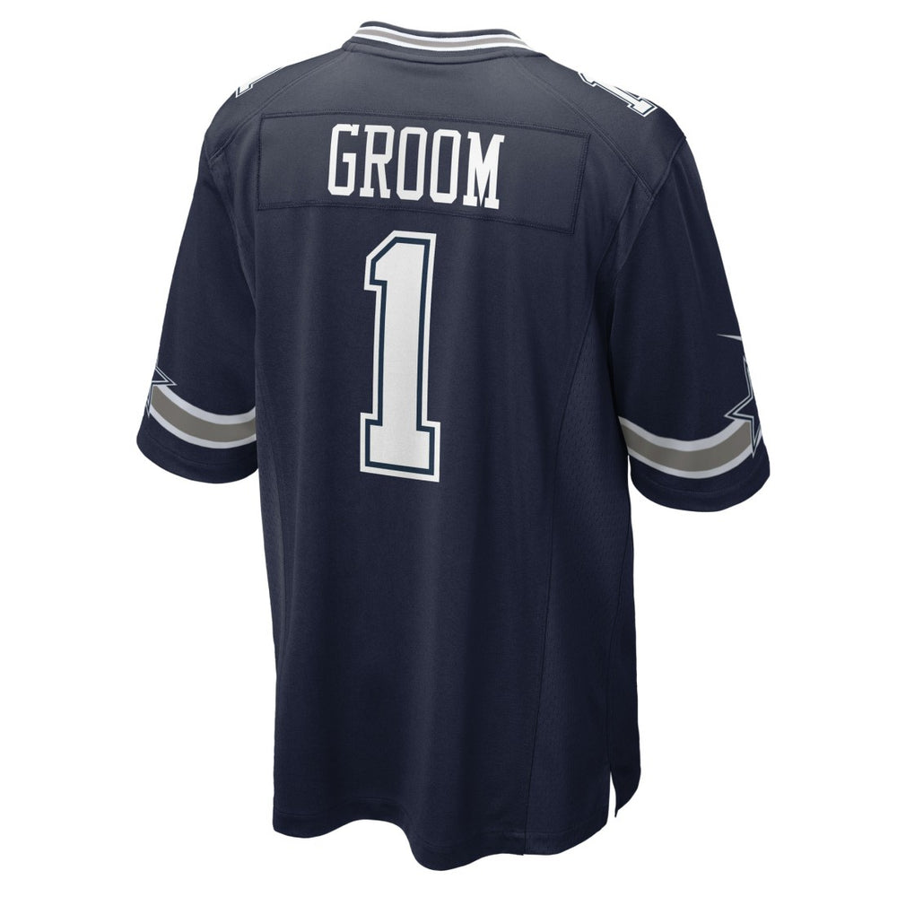 Number 1 Groom  Game Jersey - Dallas Cowboys