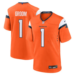 Number 1 Groom  Game Jersey - Denver Broncos