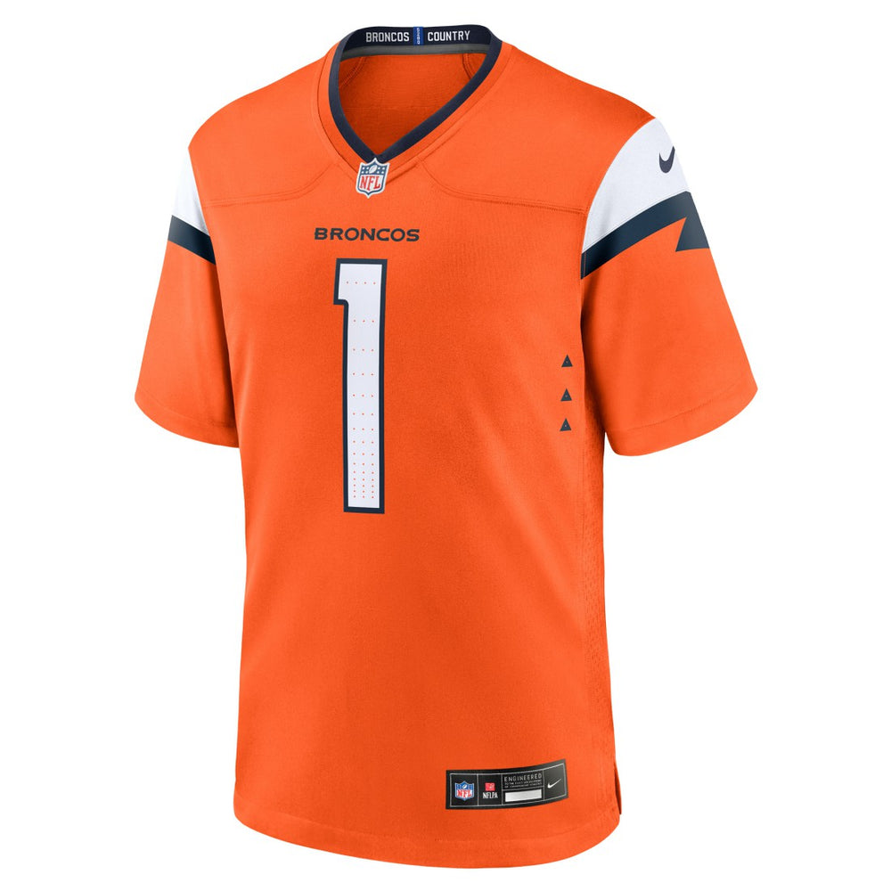 Number 1 Groom  Game Jersey - Denver Broncos