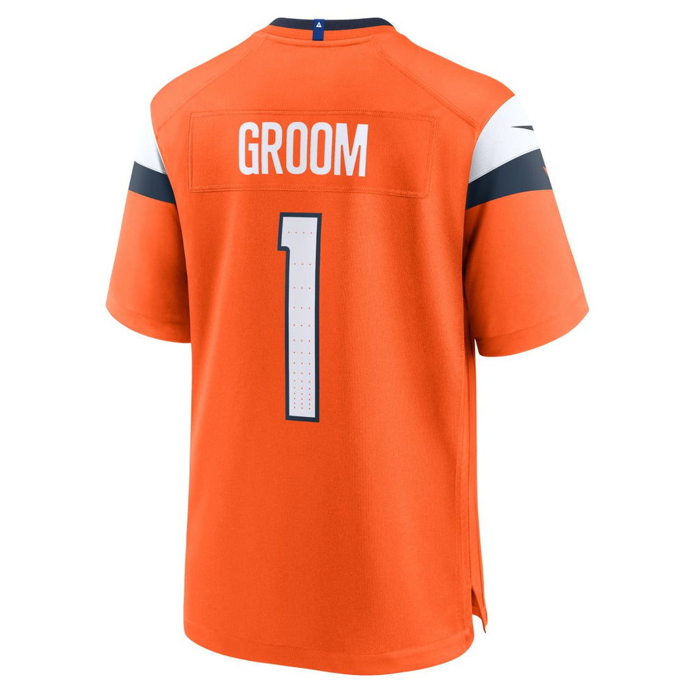 Number 1 Groom  Game Jersey - Denver Broncos