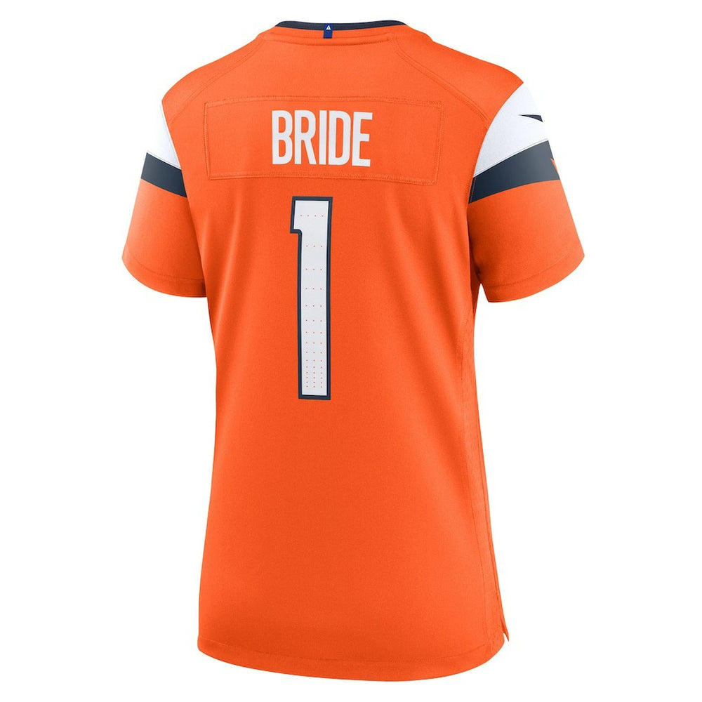 Number 1 Bride  Women's Game Jersey - Denver Broncos