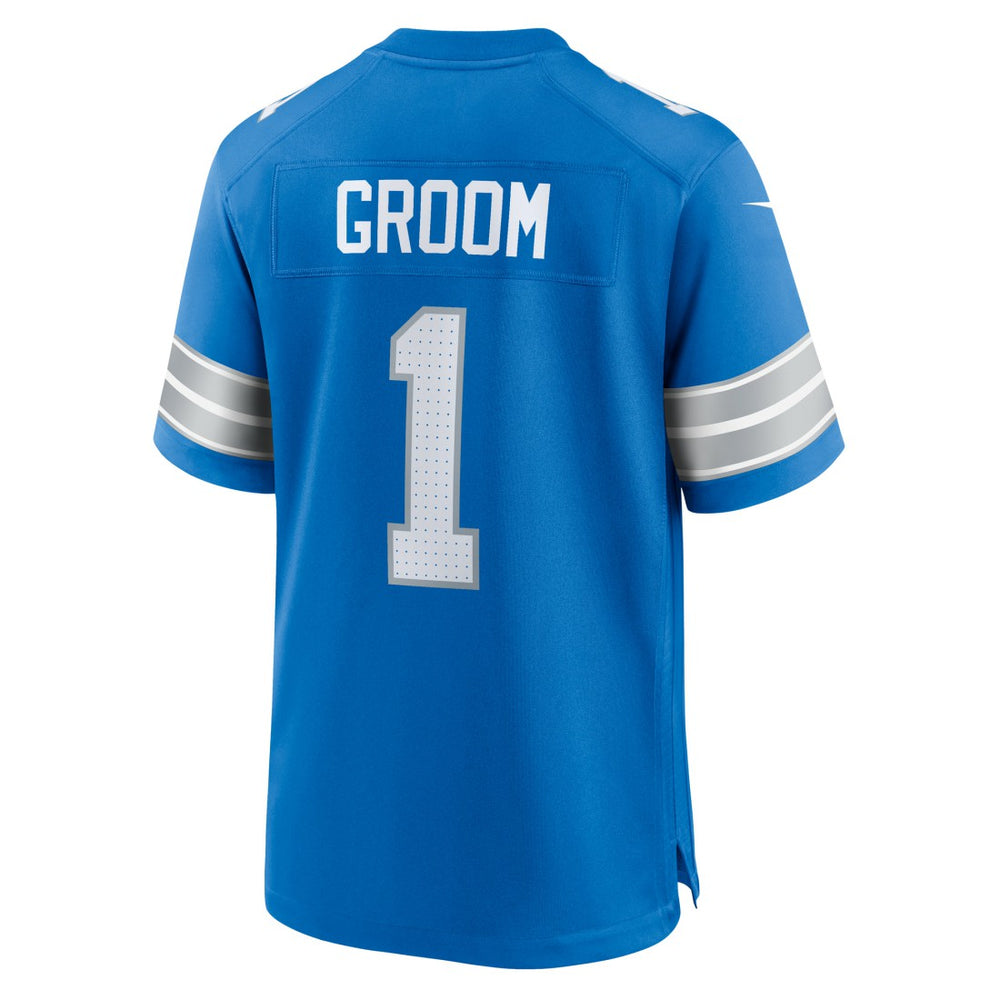 Number 1 Groom  Game Jersey - Detroit Lions