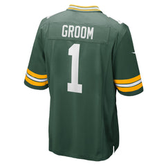 Number 1 Groom  Game Jersey - Green Bay Packers