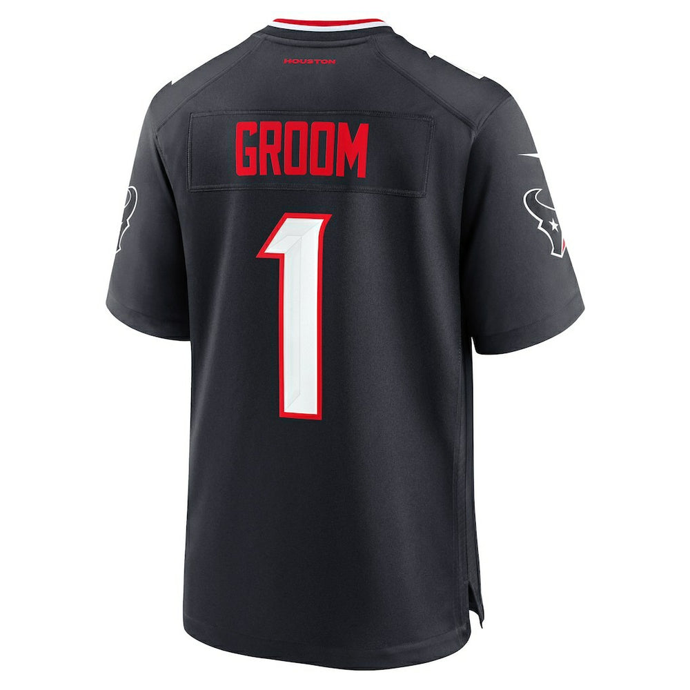 Number 1 Groom  Game Jersey - Houston Texans