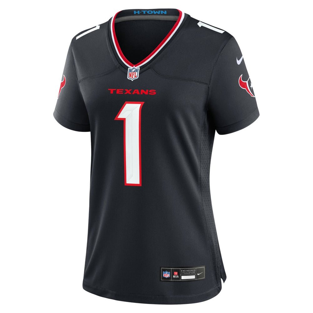 Number 1 Bride  Women's Game Jersey - Houston Texans