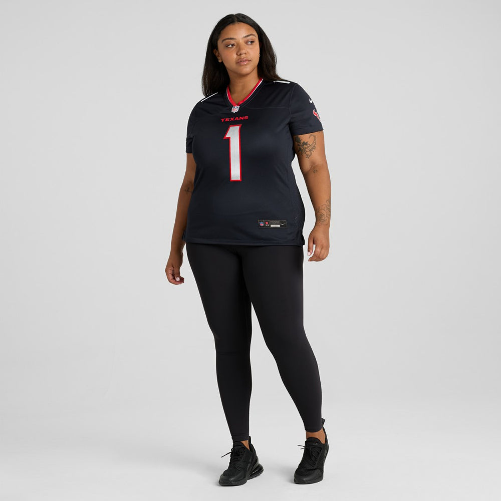 Number 1 Bride  Women's Game Jersey - Houston Texans
