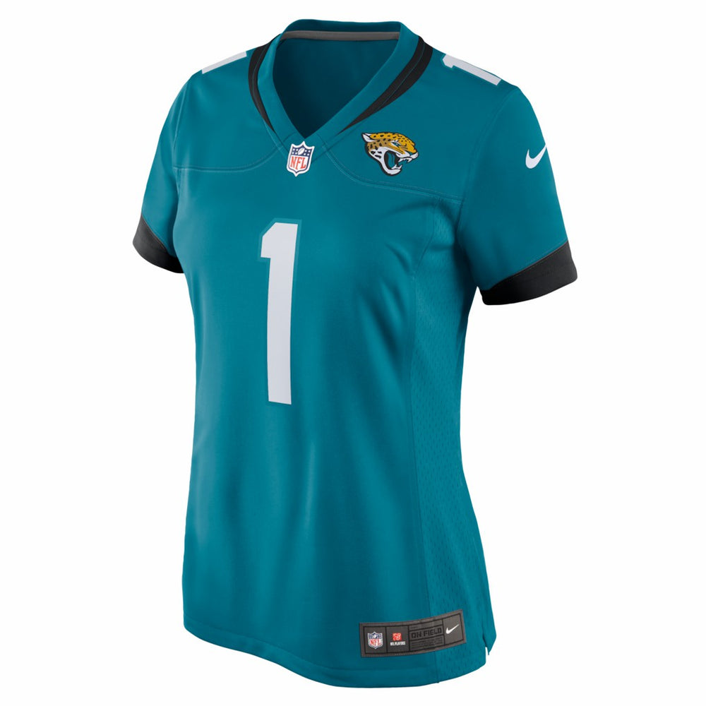 Number 1 Bride  Women's Game Jersey - Jacksonville Jaguars