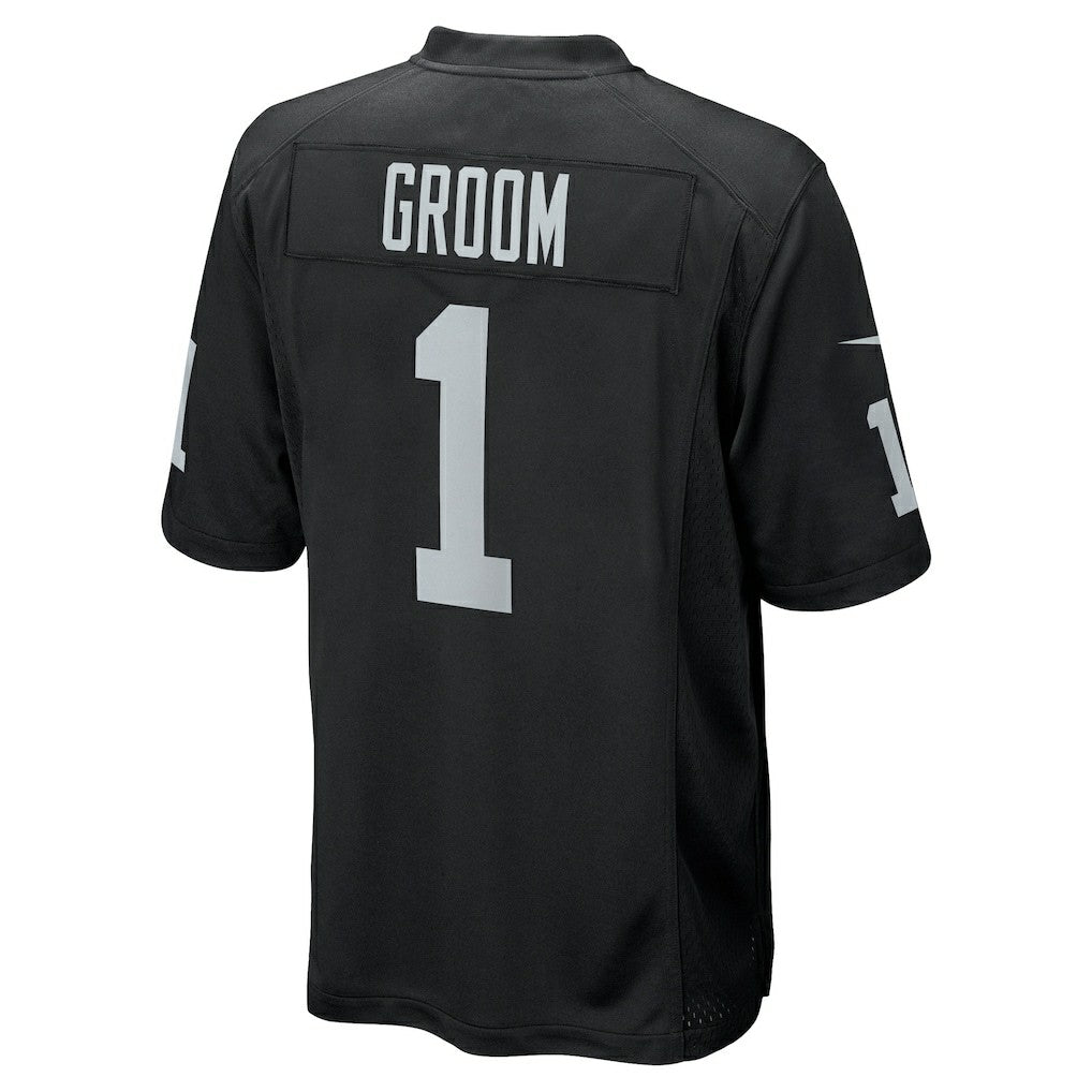Number 1 Groom  Game Jersey - Las Vegas Raiders