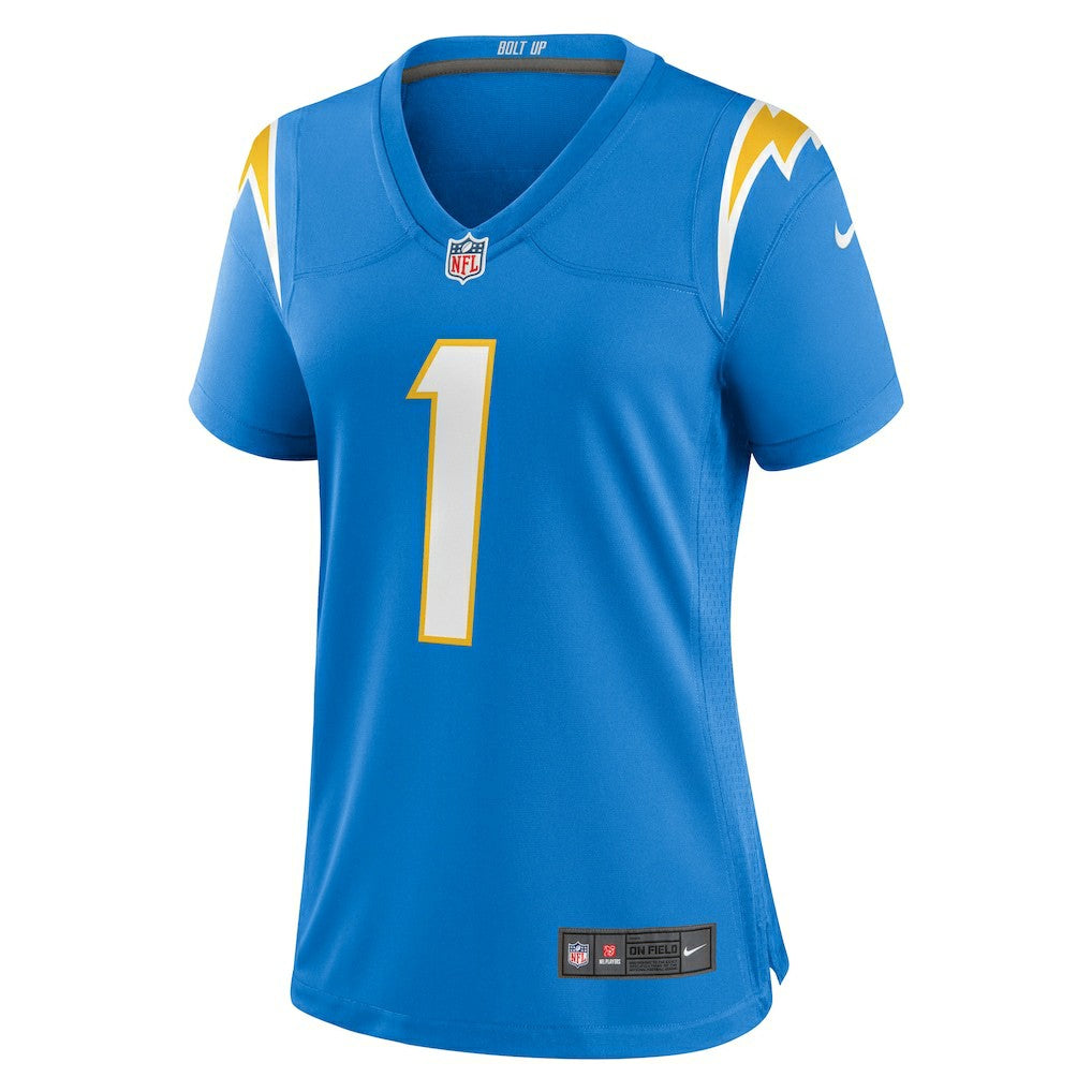 Number 1 Bride  Women's Game Jersey - Los Angeles Chargers