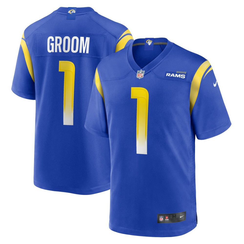 Number 1 Groom  Game Jersey - Los Angeles Rams