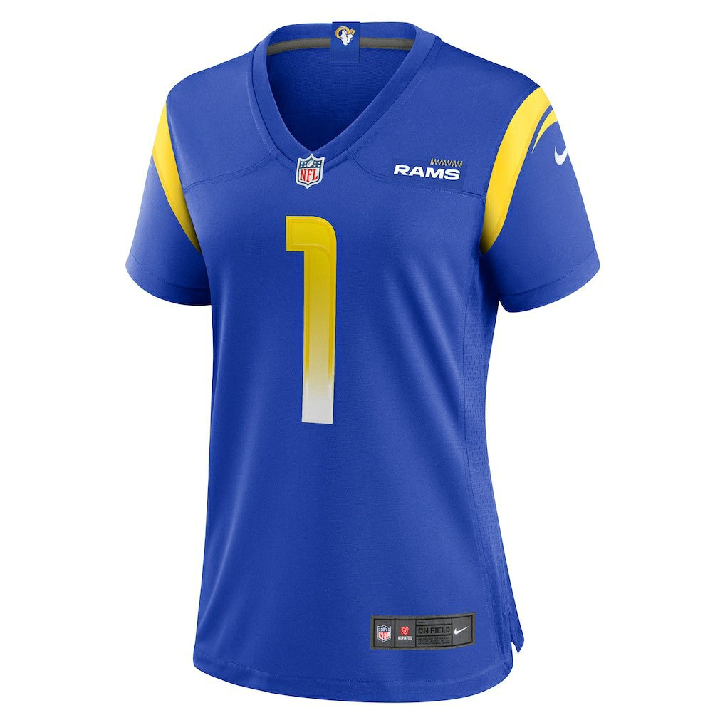 Number 1 Bride  Women's Game Jersey - Los Angeles Rams