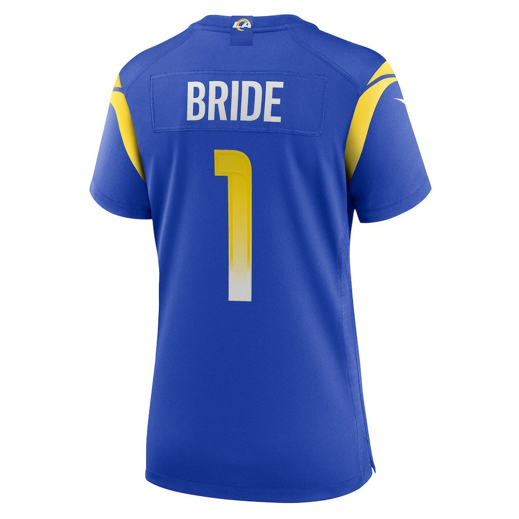 Number 1 Bride  Women's Game Jersey - Los Angeles Rams
