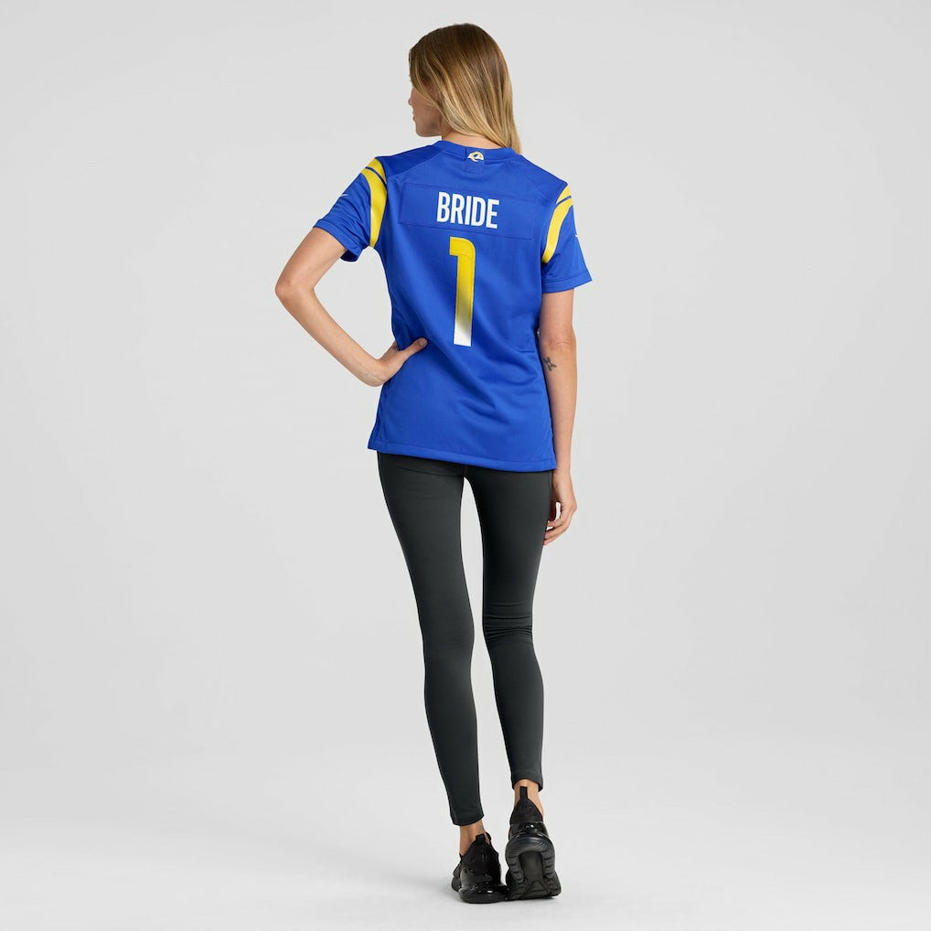 Number 1 Bride  Women's Game Jersey - Los Angeles Rams