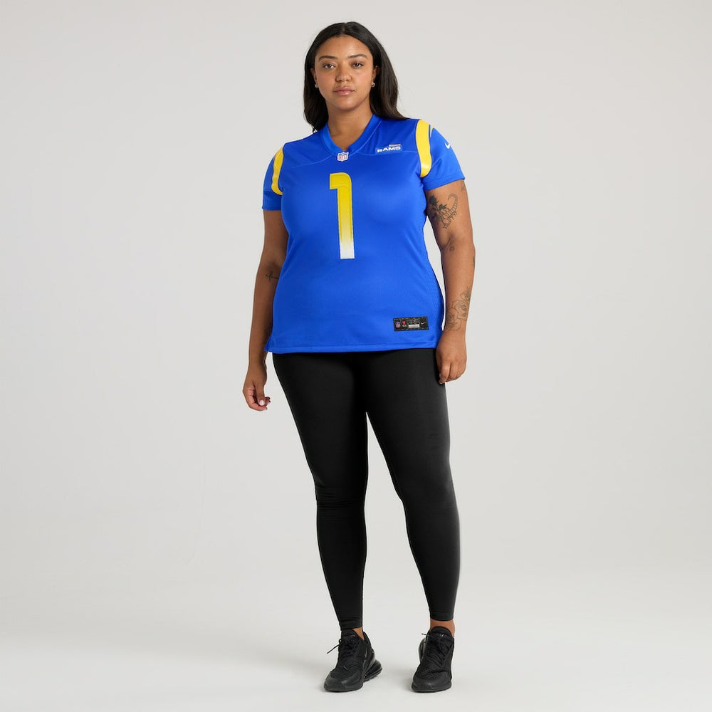 Number 1 Bride  Women's Game Jersey - Los Angeles Rams