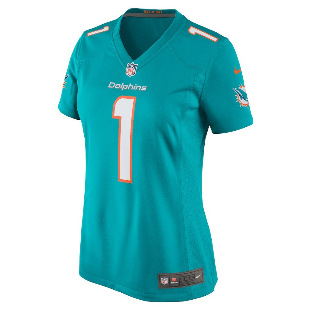 Number 1 Bride  Women's Game Jersey - Miami Dolphins