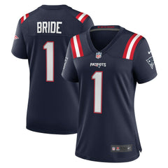 Number 1 Bride  Women's Game Jersey - New England Patriots
