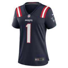 Number 1 Bride  Women's Game Jersey - New England Patriots