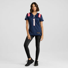 Number 1 Bride  Women's Game Jersey - New England Patriots
