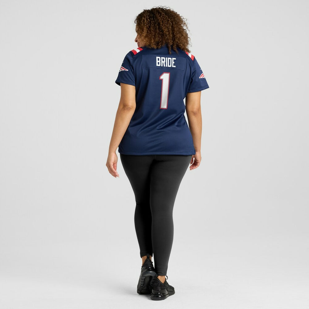 Number 1 Bride  Women's Game Jersey - New England Patriots