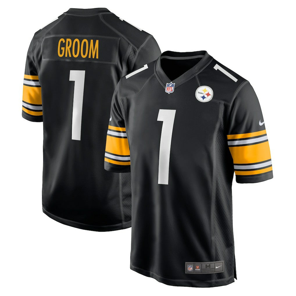 Number 1 Groom  Game Jersey - Pittsburgh Steelers