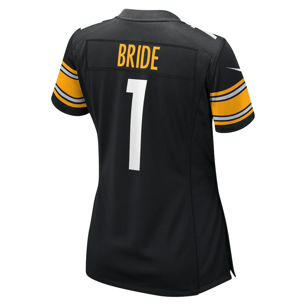 Number 1 Bride  Women's Game Jersey - Pittsburgh Steelers