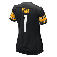 Number 1 Bride  Women's Game Jersey - Pittsburgh Steelers
