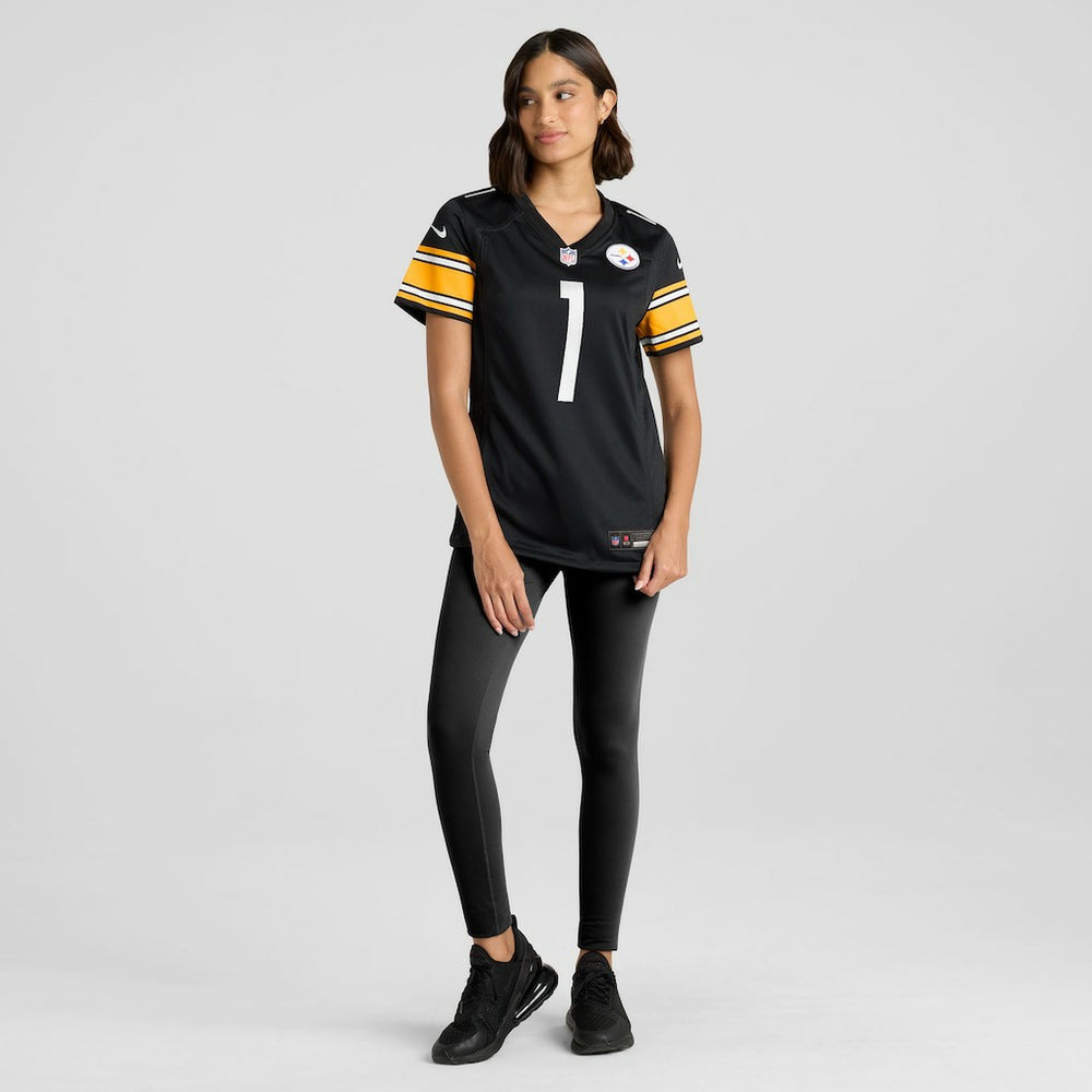 Number 1 Bride  Women's Game Jersey - Pittsburgh Steelers