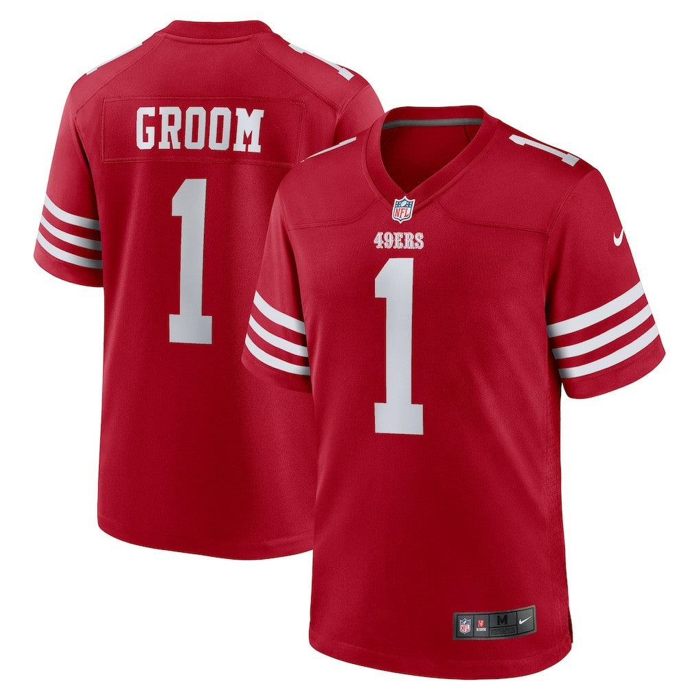 Number 1 Groom  Game Jersey - San Francisco 49ers