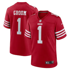 Number 1 Groom  Game Jersey - San Francisco 49ers