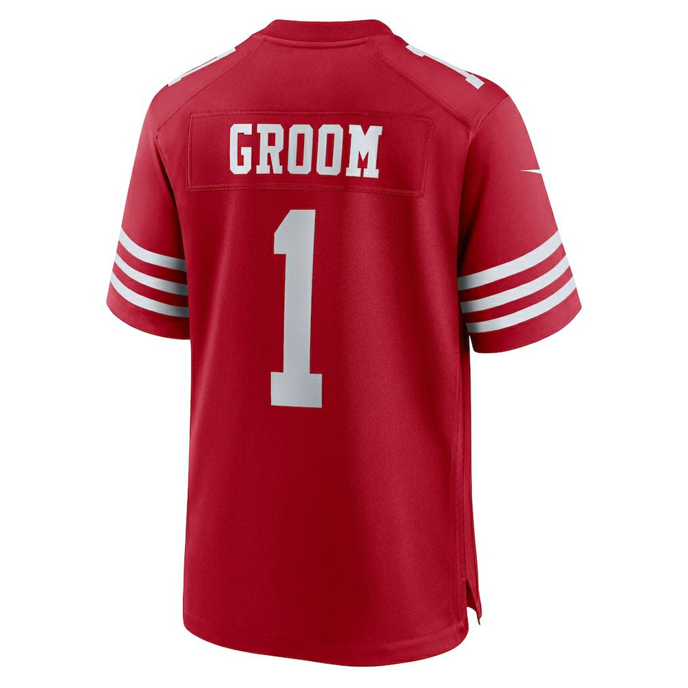 Number 1 Groom  Game Jersey - San Francisco 49ers