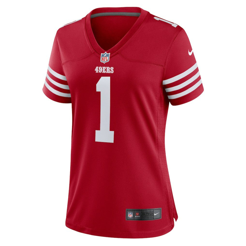 Number 1 Bride  Women's Game Jersey - San Francisco 49ers