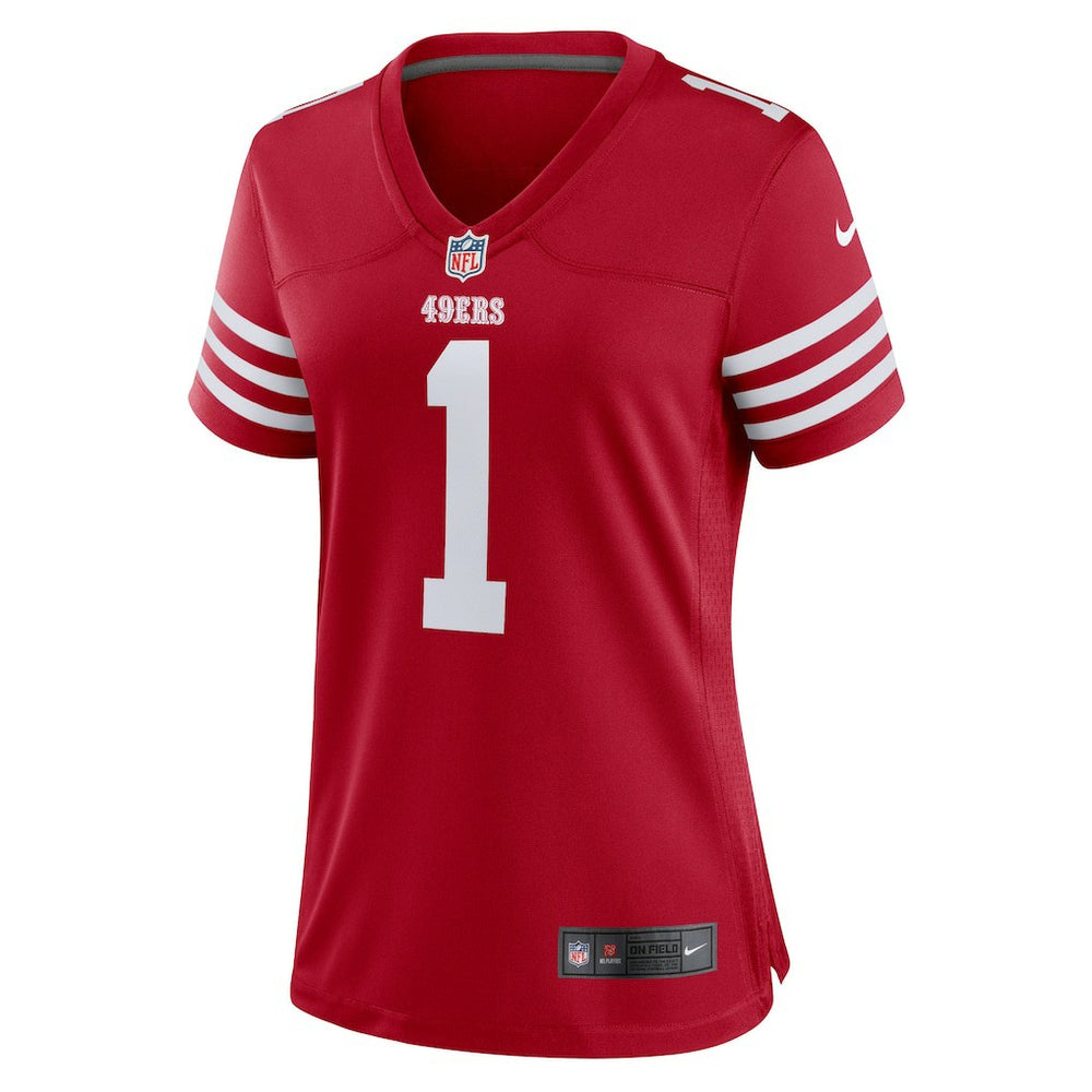 Number 1 Bride  Women's Game Jersey - San Francisco 49ers