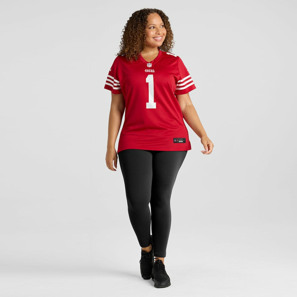 Number 1 Bride  Women's Game Jersey - San Francisco 49ers