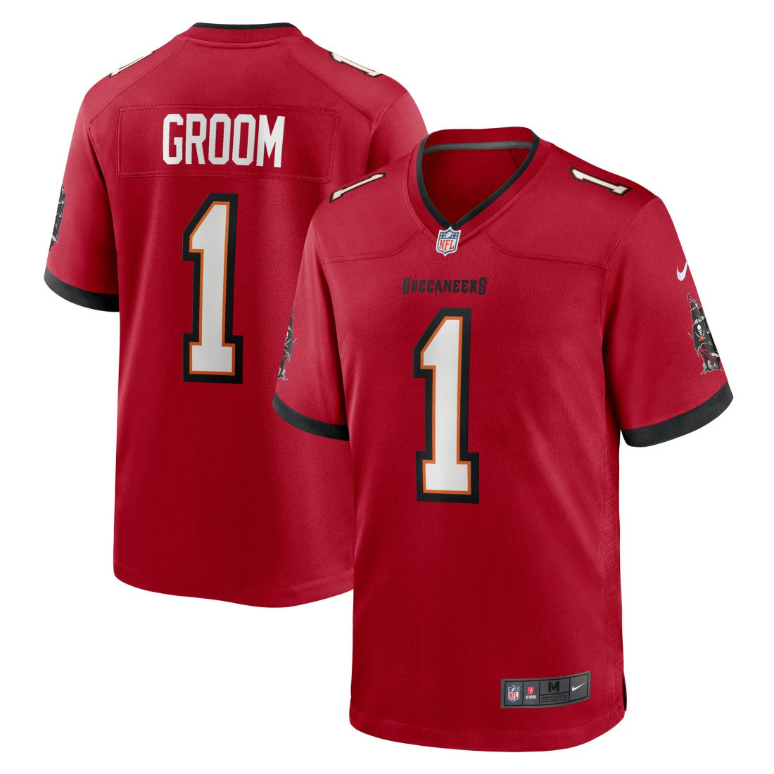 Number 1 Groom  Game Jersey - Tampa Bay Buccaneers