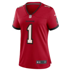 Number 1 Bride  Women's Game Jersey - Tampa Bay Buccaneers