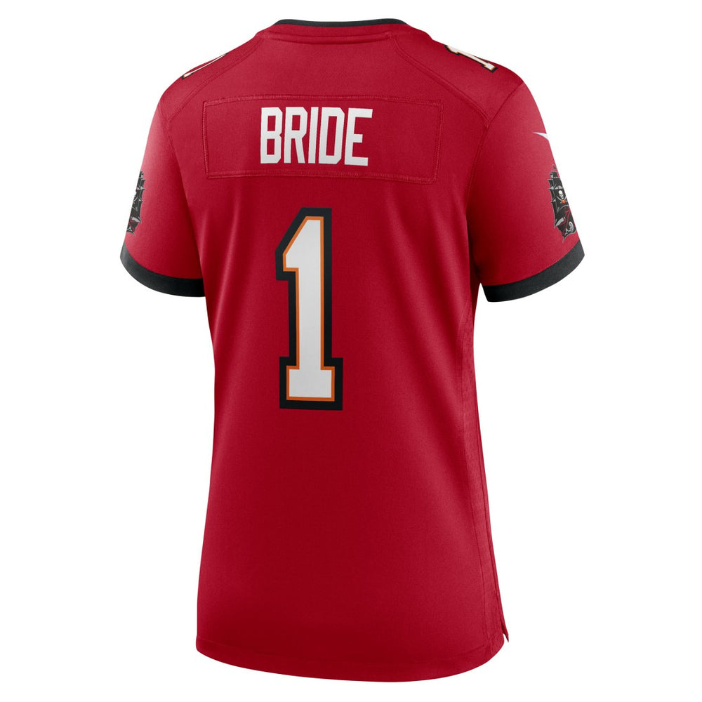 Number 1 Bride  Women's Game Jersey - Tampa Bay Buccaneers